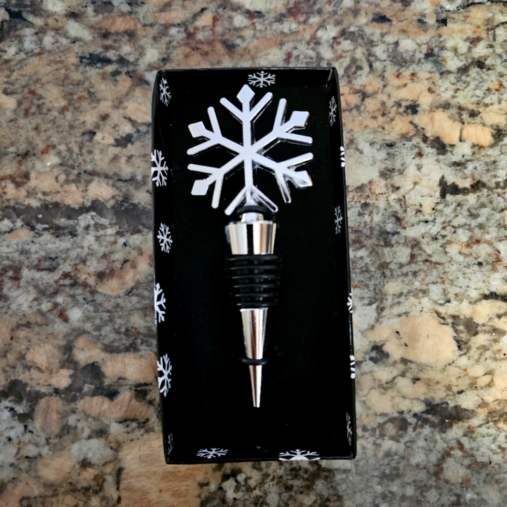 Snowflake Wine Bottle Topper